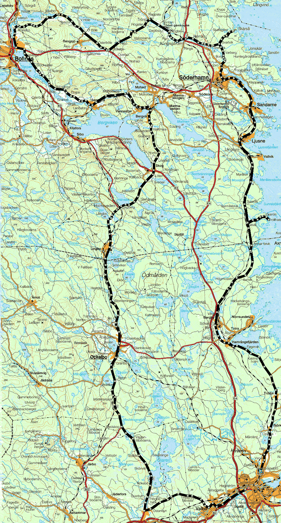 Tidernas Väg Karta – Karta 2020